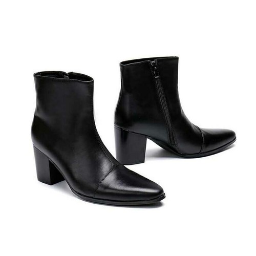 mens heeled dress boots
